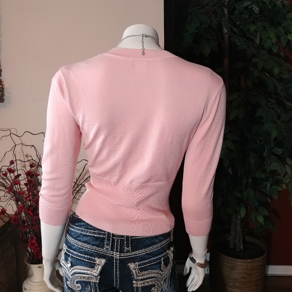 Talbots Petites Silk Blend Lightweight Sweater Top - Picture 3 of 8